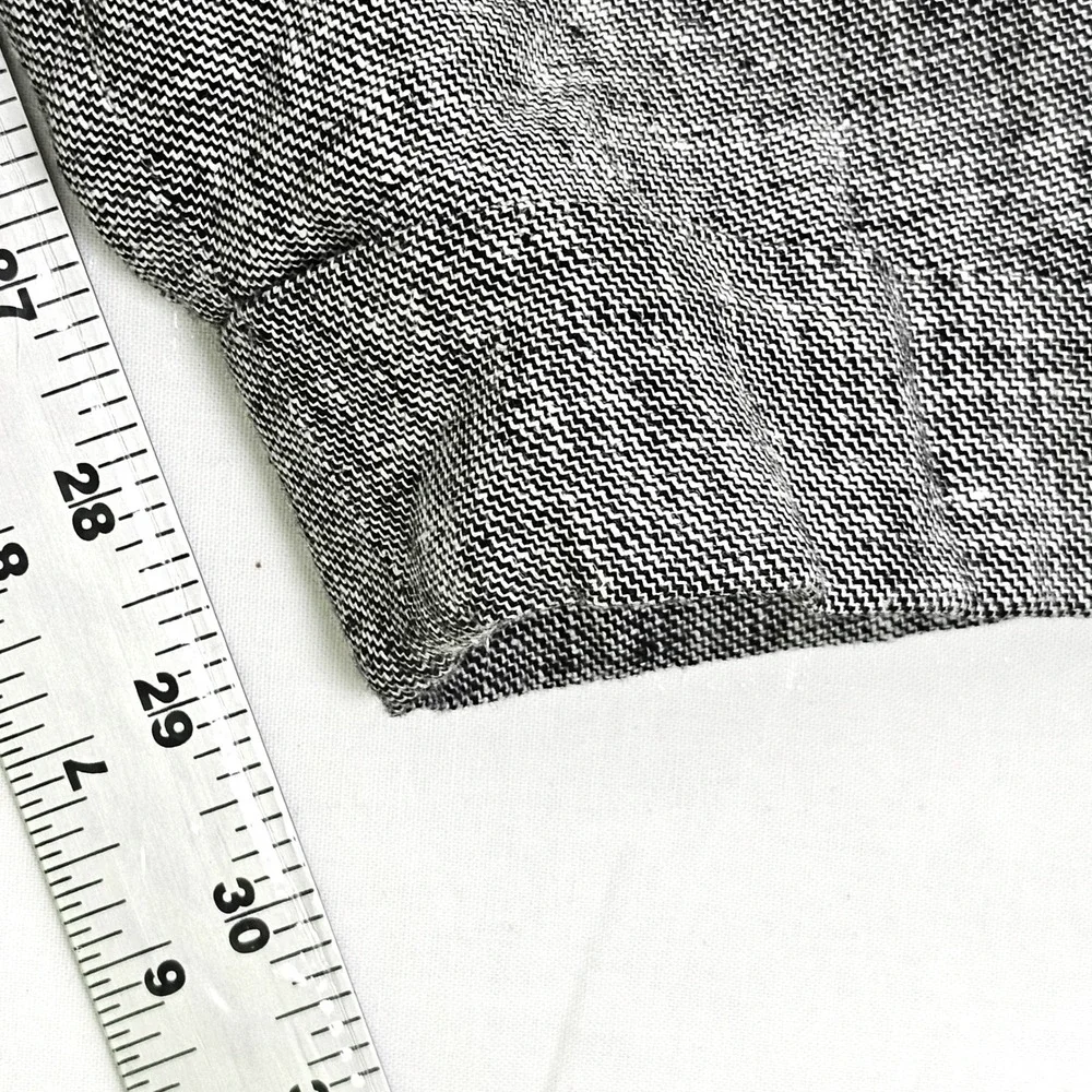 Oak Hill Mens 52/30 Gray Linen Blend Pleated Front Straight Leg Trousers Pants